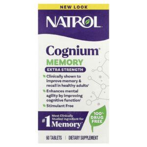 NATROL COGNIUM MEMORY 60TABLETS