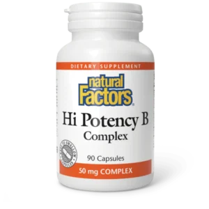 NATURAL FACTORS HI POTENCY B COMPLEX CAPSULES 60S