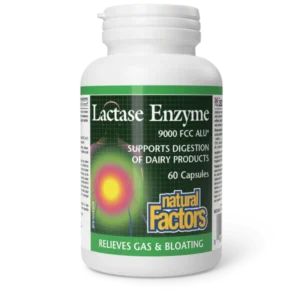 NATURAL FACTORS LACTASE ENZYME 250MG CAPSULES 60S