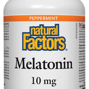 NATURAL FACTORS MELATONIN 10MG SUBLINGUAL TABLETS 90S