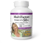 NATURAL FACTORS MULTIFACTORS WOMENS FEMMES 50+ CAPSULES 90S