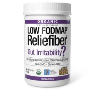 NATURAL FACTORS ORGANIC LOW FODMAP RELIEFIBRE POWDER 268GM 40SERVINGS
