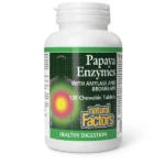 NATURAL FACTORS PAPAYA ENZYMES CHEWABLE TABLETS 60S