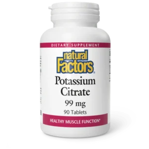 NATURAL FACTORS POTASSIUM CITRATE 99MG