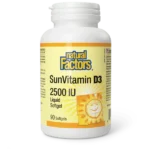 NATURAL FACTORS SUNVITAMIN D3 2500IU LIQUID SOFTGELS