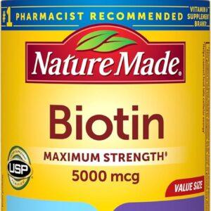 NATURE MADE BIOTIN 5000MCG 50SOFTGELS