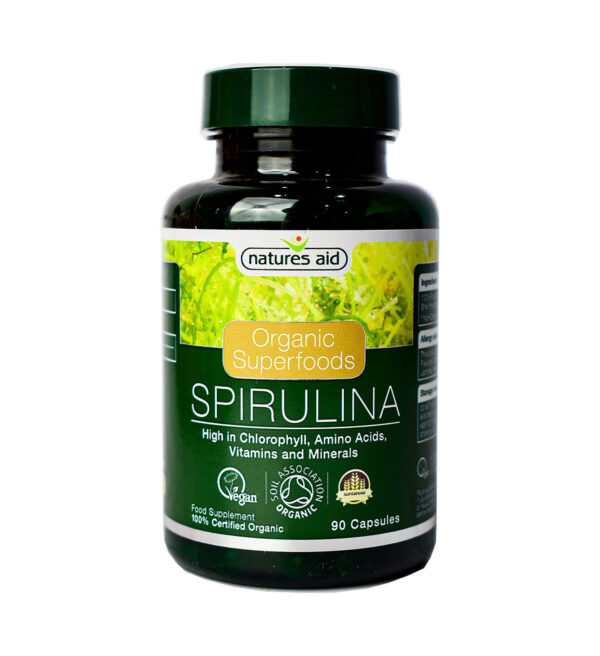 NATURES AID SPIRULINA 500MG CAPS 90S