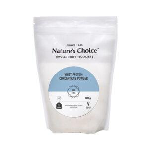 NATURES CHOICE WHEY PROTEIN CONCENTRATE POWDER 400G