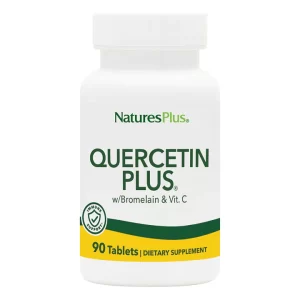 NATURES PLUS QUERCETIN PLUS W/ BROMELAIN & VIT. C 60TABLETS