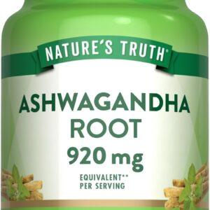 NATURES TRUTH ASHWAGANDHA ROOT 920MG 90CAPSULES
