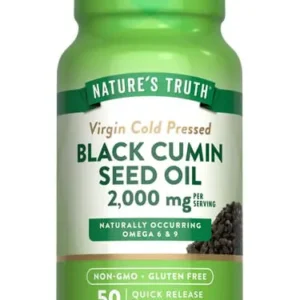 NATURES TRUTH  COLD PRESSED BLACK CUMIN SEED OIL 2000MG 50SOFTGELS