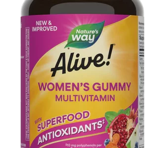 NATURES WAY ALIVE WOMENS GUMMY MULTIVITAMIN 60GUMMIES