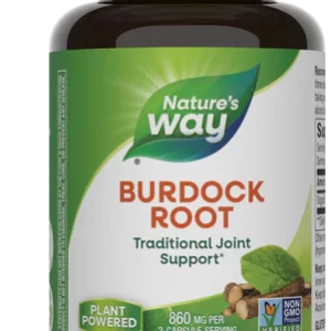 NATURES WAY BURDOCK ROOT 950MG JOINT SUPPORT 100VEGAN CAPS