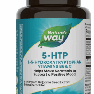 NATURE'S WAY 5-HTP 60TABLETS L-5-HYDROXYTRYPTOPHAN 5HTP