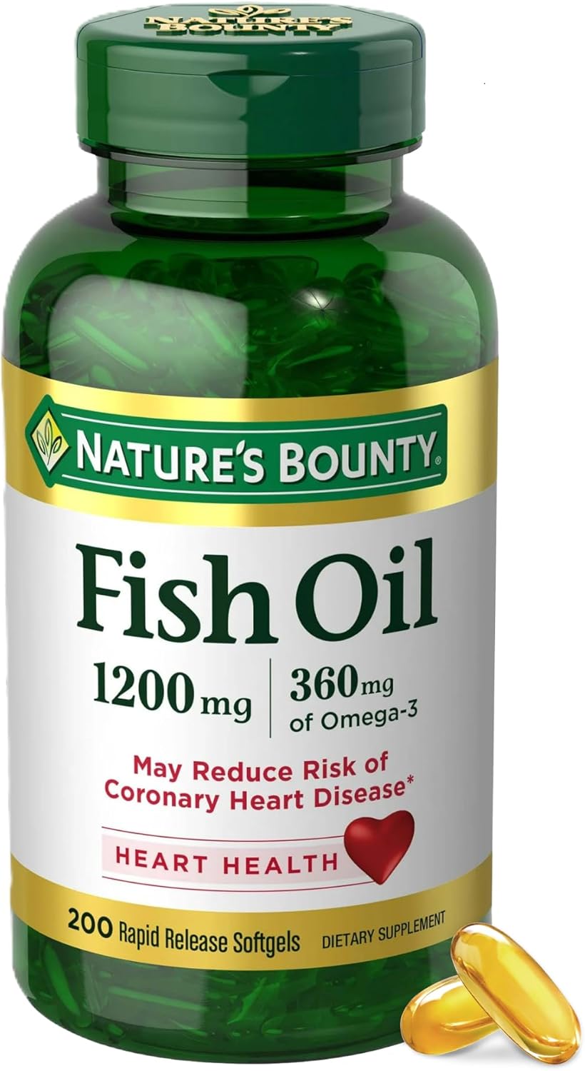 NB FISH OIL 1200 MG 1200MG RAPID RELEASE SOFTGELS 180S