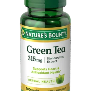 NB GREEN TEA EXTRACT 315 MG.(CONTAINS EGCG) CAPSULES 100S