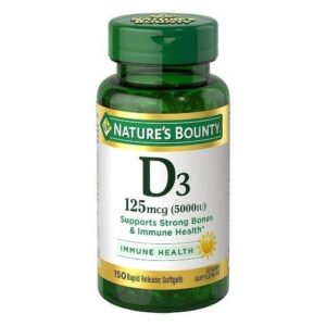 NB VITAMIN D3 5000IU SOFTGELS 150S