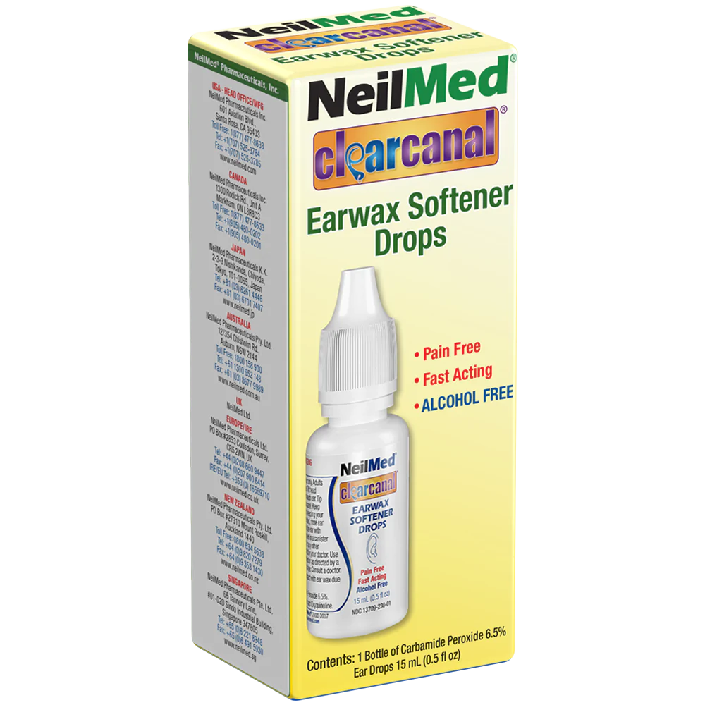 NEILMED CLEARCANAL EARWAX SOFTENER DROPS 15ML