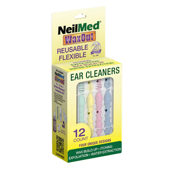 NEILMED WAXOUT EAR CLEANERS 12CT