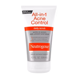 NEUTROGENA ALL-IN-ONE ACNE CONTROL DAILY SCRUB 124ML
