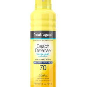 NEUTROGENA BEACH DEFENSE WATER+SUN PROTECTION SUNSCREEN SPRAY SPF70 184G