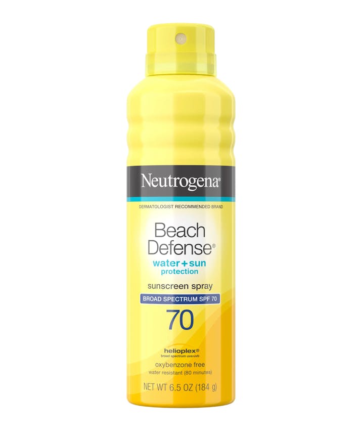 NEUTROGENA BEACH DEFENSE WATER+SUN PROTECTION SUNSCREEN SPRAY SPF70 184G