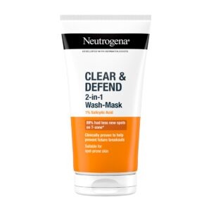 NEUTROGENA CLEAR & DEFEND WASH-MASK SPOT-PRONE
