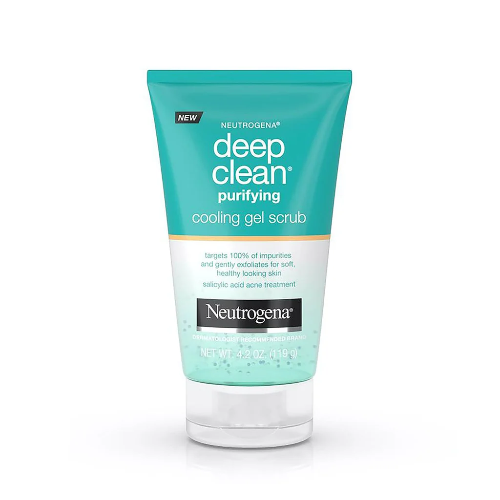 NEUTROGENA DEEP CLEAN PURIFYING COOLING GEL SCRUB 119G