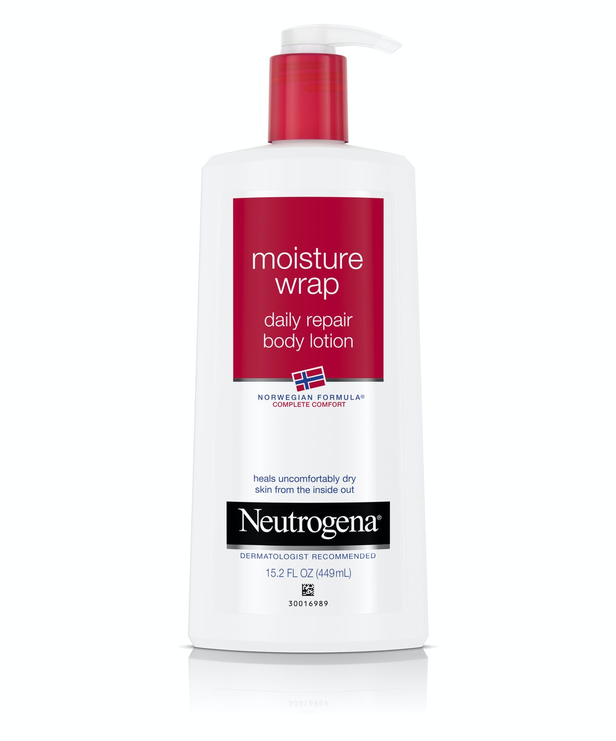 NEUTROGENA MOISTURE WRAP BODY LOTION 449ML PUMP