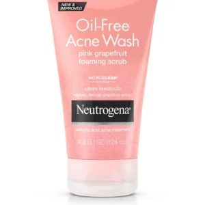 NEUTROGENA OIL FREE ACNE WASH PINK GRAPEFRIT FOAMING SCRUB 198ML