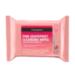 NEUTROGENA OIL FREE PINK GRAPEFRUIT CLEANSING WIPES 25S