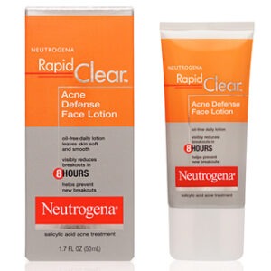 NEUTROGENA RAPID CLEAR ACNE DEFENSE FACE LOTION 1.7OZ