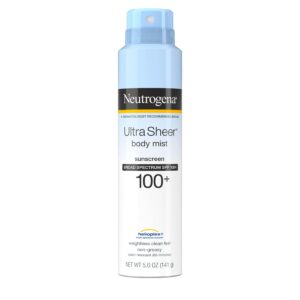 NEUTROGENA ULTRA SHEER BODY MIST SUNSCREEN SPRAY SPF100+ 141G