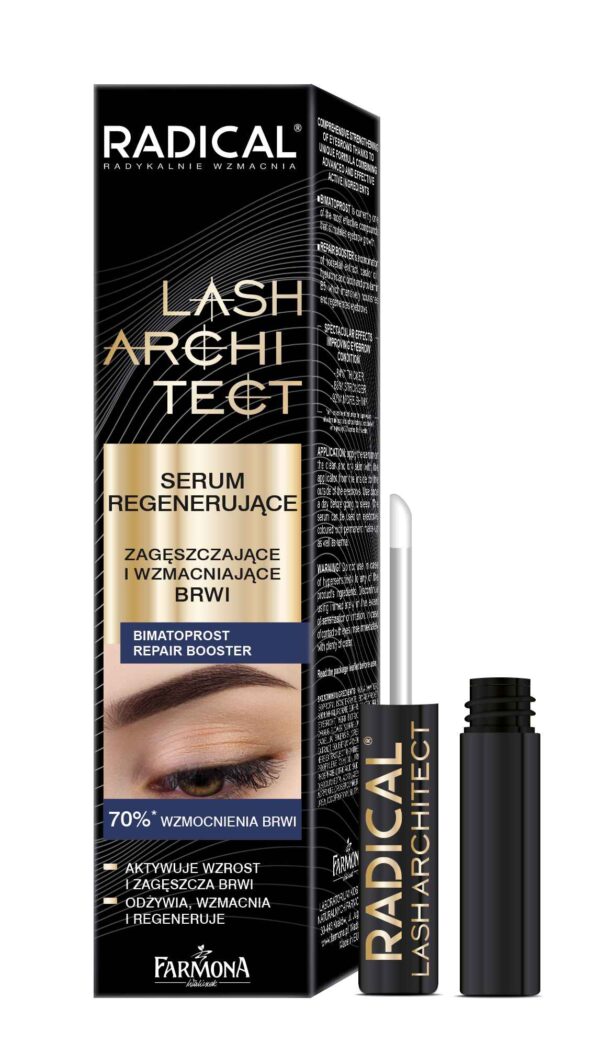 FARMONA RADICAL LASH ARCHITECT STRENGTHENING SERUM EYELASHES GROWTH 4ML