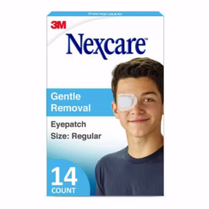 NEXCARE GENTLE REMOVAL EYE PATCH 14S