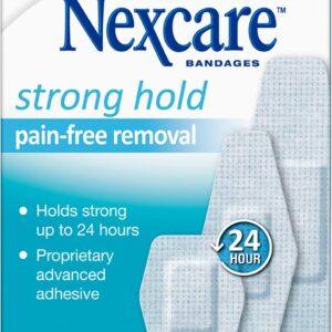 NEXCARE STRONG HOLD PAIN-FREE REMOVAL ASSORTED BANDAGES 20S