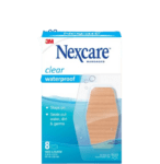 NEXCARE CLEAR WATERPROOF KNEE & ELBOW BANDAGES 8S