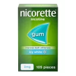 NICORETTE 2MG ICY WHITE GUM 105pieces