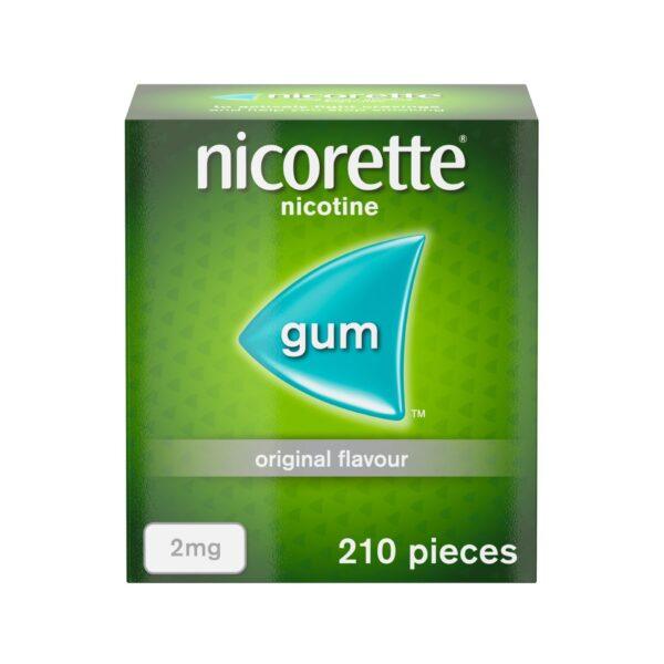 NICORETTE 2MG ORIGINAL GUM 210S