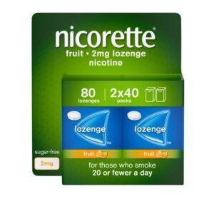 NICORETTE FRUIT 2MG LOZENGE 80S