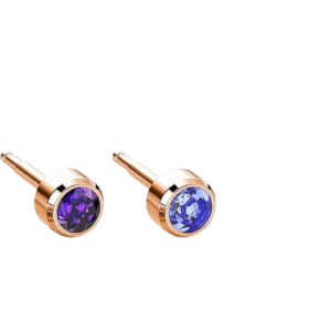 NINA STERILED EAR PIERCING STUDS STAINLESS STEEL PAIR