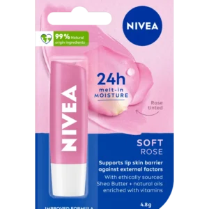 NIVEA LIP BALM SOFT ROSE 4.8G