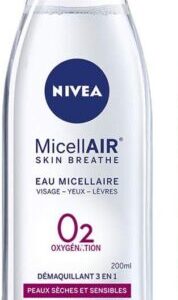 NIVEA MICELLAIR SKIN BREATHE MICELLAR WATER200ML REMOVES MAKE-UP