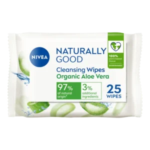 NIVEA NATURALLY GOOD MAKE-UP BIODEGRADABLE CLEANSING WIPES 25S