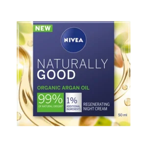 NIVEA NIGHT CREAM NATURALLY GOOD ORGANIC ARGAN OIL 50ML