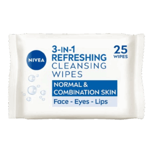 NIVEA 3IN1 REFRESHING NORMAL SKIN CLEANSING WIPES 25S