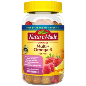 NATURE'S MADE MULTI+ OMEGA-3 FOR HER 80GUMMIES
