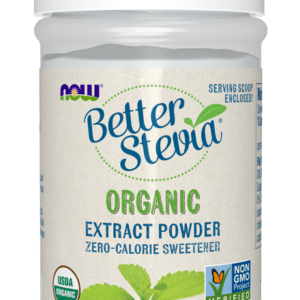 NOW BETTER STEVIA ORGANIC EXTRACT POWDER 28G