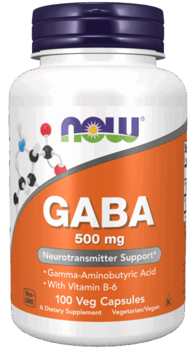 NOW GABA 500MG CAPSULES 100S