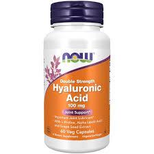 NOW HYALURONIC ACID 100MG 60VEG CAPSULES